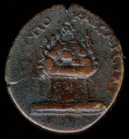 Ancient Coins - Commodus Ae30 - MHTPOP KAICAPEI - Caesarea, Cappadocia 