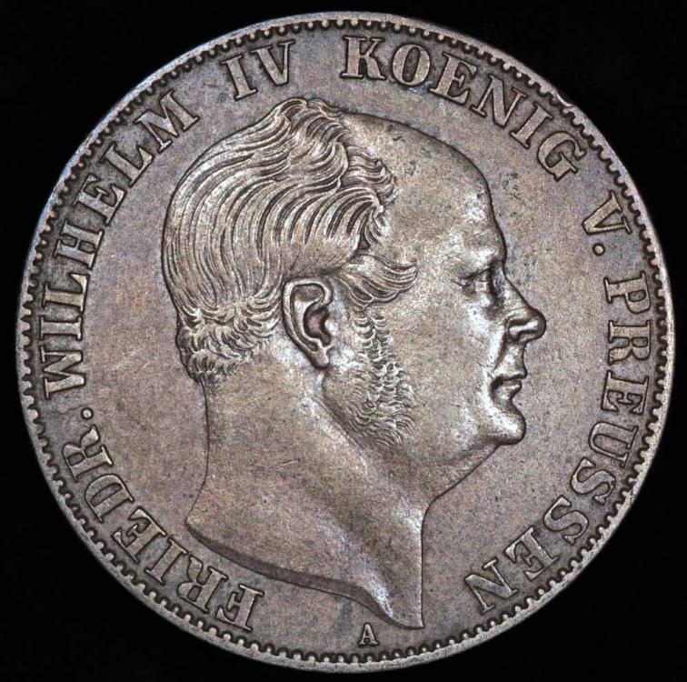 1859 A Prussia 1 Thaler - Friedrich Wilhelm IV | European Coins