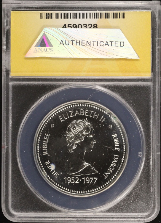 1977 Canada 1 Dollar Silver Jubilee Elizabeth II Commemorative Silver