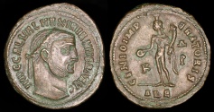 Ancient Coins - Galerius Ae Follis - GENIO IMPERATORIS - Alexandria Mint
