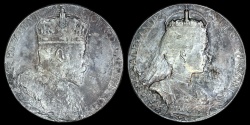 World Coins - 1902  Great Britain - Edward VII Coronation Medal by George William de Saulles