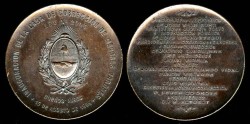 World Coins - 1893 Argentina – Inauguration of Juvenile Hall for Boys