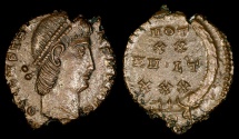 Ancient Coins - Constantius II Ae4 - VOT XX MVLT XXX - Cyzicus Mint