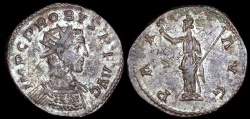 Ancient Coins - Probus Antoninianus - PAX AVG - Lugdunum Mint 