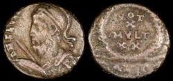Ancient Coins - Julian II  Ae3 - VOT X MVLT XX - Alexandria Mint 