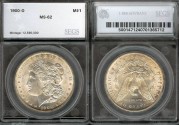 Us Coins - 1900o Morgan Dollar SEGS MS62