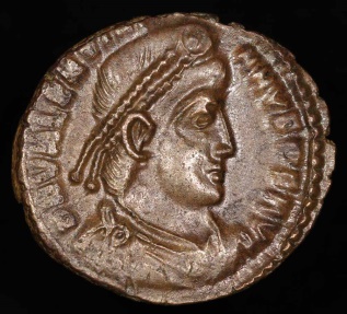 Ancient Coins - Valentinian I Ae3 - SECVRITAS REIPVBLICAE - Siscia Mint 