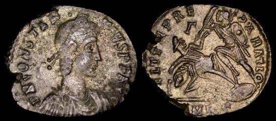 Ancient Coins - Constantius II Ae2 - FEL TEMP REPARATIO - Cyzicus Mint