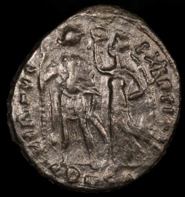 Ancient Coins - Arcadius Ae4 - VIRTVS EXERCITI - Alexandria Mint 