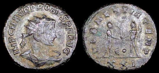 Ancient Coins - Probus Antoninianus - CLEMENTIA TEMP - Antioch Mint