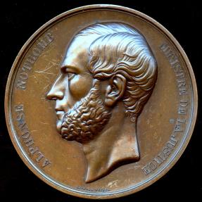 1857 Belgium - Jean-Baptiste and Alphonse Nothomb Comemorative Medal ...