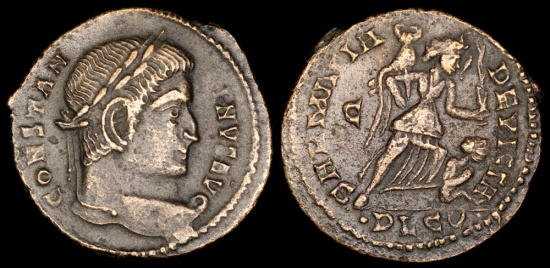 Ancient Coins - Constantine I Follis - SARMATIA DEVICTA - Lugdunum Mint