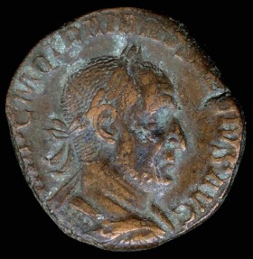 Ancient Coins - Trajan Decius - Sestertius - VICTORIA AVG - Rome Mint