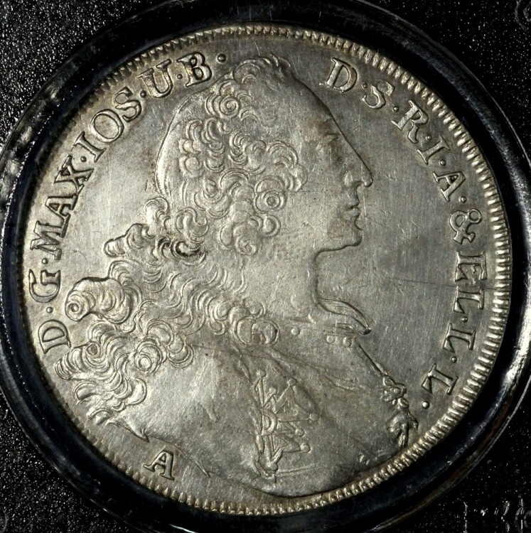 1770 A Bavaria (German State) 1 Thaler PCGS AU | European Coins