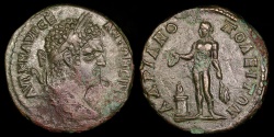 Ancient Coins - Caracalla Ae27 - Apollo at Altar - Hadrianopolis