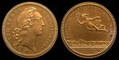 World Coins - 1752 French American Colonial Jetón