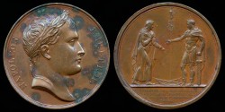 World Coins - 1805 France - Interview at Urshutz by Jean-Bertrand Andrieu and Dominique Vivant, Baron de Denon