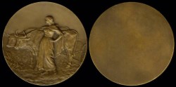 World Coins - 1898 France - Agricultural Prize Medal 