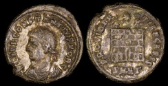 Ancient Coins - Constantius II Ae3 - PROVIDENTIAE CAESS - Heraclea Mint