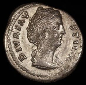 Ancient Coins - Faustina I Denarius - AVGVSTA - Rome Mint 