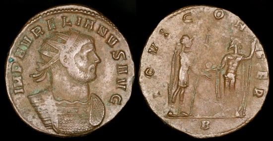 Ancient Coins - Aurelian Antoninianus - IOVI CONSERVATORI AVG - Rome Mint 