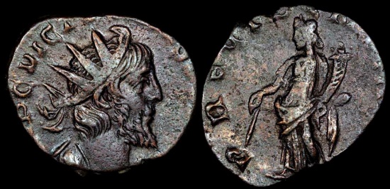 Ancient Coins - Victorinus Antoninianus - PROVIDENTIA AVG - Mainz or Trier Mint