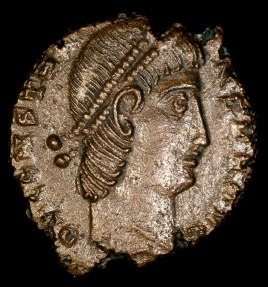 Ancient Coins - Constantius II Ae4 - VOT XX MVLT XXX - Cyzicus Mint