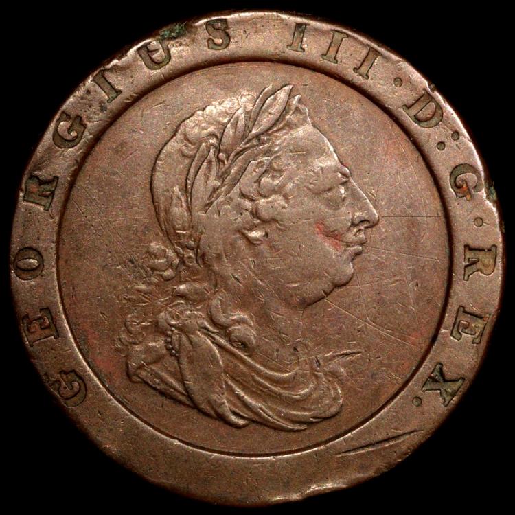 イギリス 1797年 2pence ＠90 - www.xlshiba.com