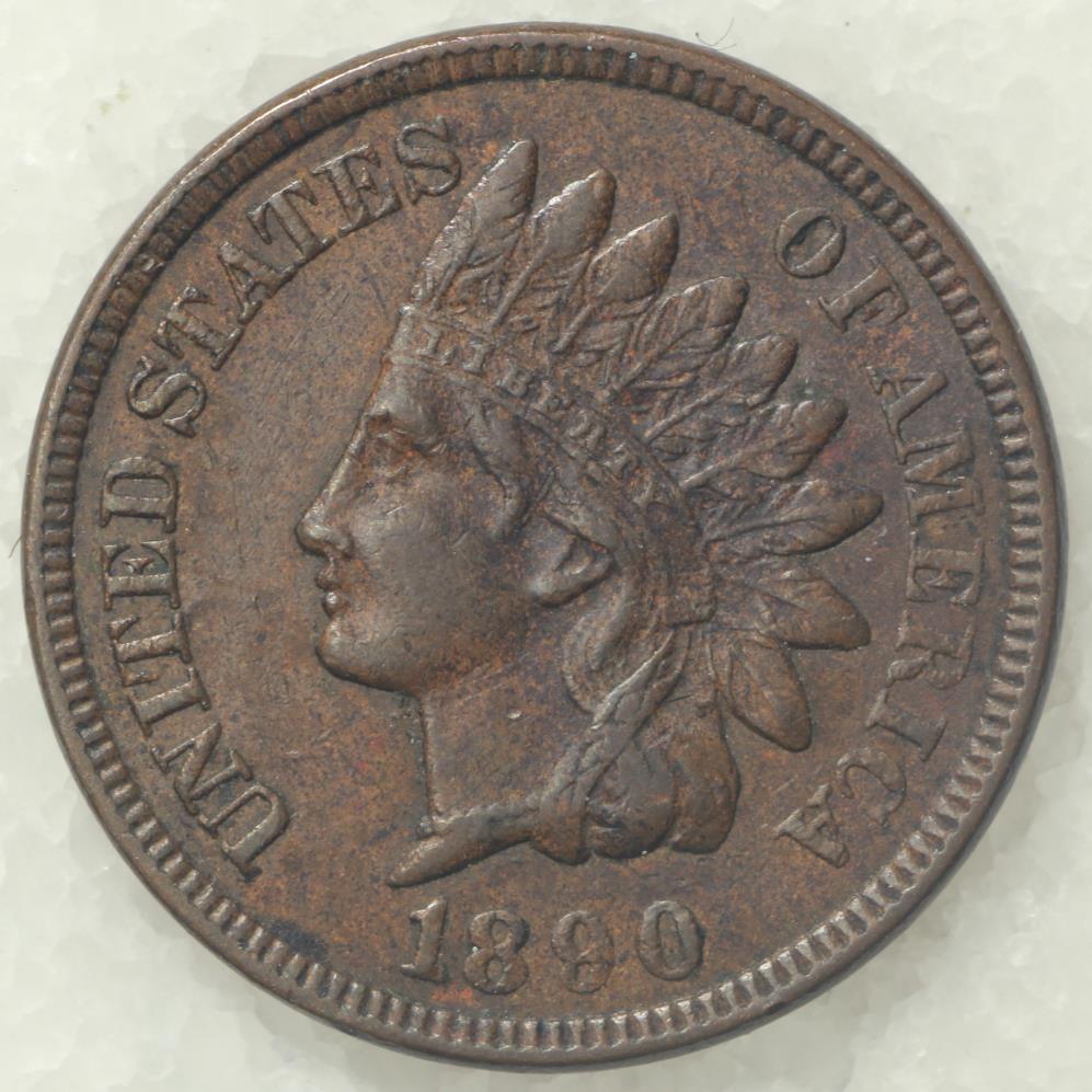 1890 Indian Head Cent - AU | Small Cents