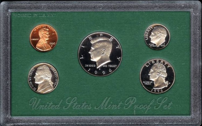 1996 Us Proof Set 