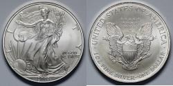Us Coins - 2003 American Silver Eagle - Struck at West Point Mint (1 Full Ounce of Silver) BU