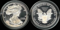 Us Coins - 2001 W Proof Silver Eagle