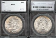 Us Coins - 1884 Morgan Dollar SEGS MS62