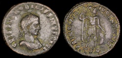 Ancient Coins - Crispus Follis - PRINCIPA IVVENTVTIS - Thessalonica Mint