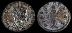 Ancient Coins - Claudius II Billon Antoninianus - FIDES EXERCI - Rome Mint 