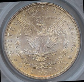 US Coins - 1885s Morgan Dollar SEGS MS62