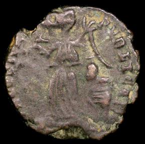 Ancient Coins - Arcadius 1/2 Centenionalis - SALVS REIPVBLICAE - Heraclea Mint 