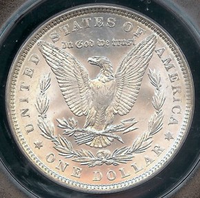 US Coins - 1886 Morgan Dollar ANACS MS62