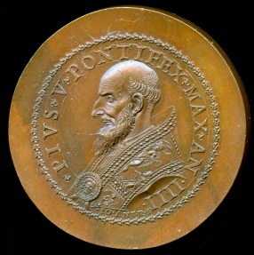 World Coins - 1890  Italy - Pope Pius V for his Victories in France by the Catholics on the Huguenots by Giovanni Antonio De Rossi