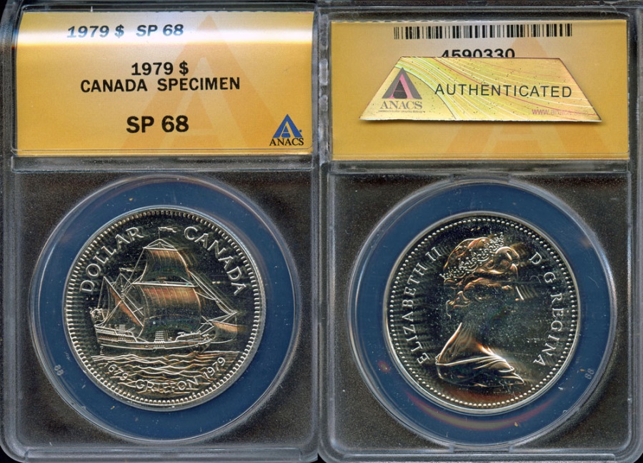 CANADA 1979 SPECIMEN COMMEMORATIVE SILVER DOLLAR GRIFFON TRICENTENNIAL COIN 