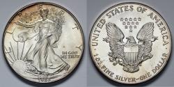 Us Coins - 1986 P American Silver Eagle - BU (1 Full Ounce of Silver)