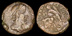 Ancient Coins - Constantius II Ae3 - FEL TEMP REPARATIO - Antioch Mint