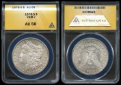 Us Coins - 1878s Morgan Dollar - VAM 7 ANACS AU58