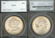 Us Coins - 1887 Morgan Dollar SEGS MS62