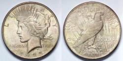 Us Coins - 1923 P Peace Dollar - BU - Silver