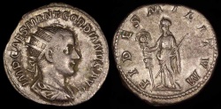 Ancient Coins - Gordian III Antoninianus - FIDES MILITVM - Rome Mint