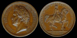 World Coins - 1842 France –  L'Armée au Duc d'Orleans Prince Royal