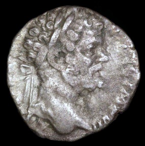 Ancient Coins - Septimius Severus Denarius - P M TR P II COS II P P - Rome Mint