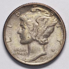 1941s fashion mercury dime