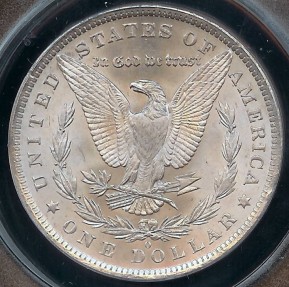 US Coins - 1884o Morgan Dollar ANACS MS63